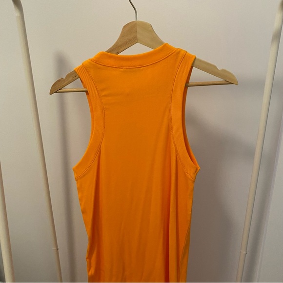 Zara Midi Halter Dress in Orange - Picture 5 of 6